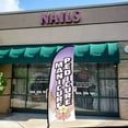 thumbnail image 1 of QSUM Manicure Pedicure Swooper Flag, 7FT Manicure Pedicure Advertising Feather Flag with Pole Kit,  Manicure Pedicure Business Sign, 1 of 5