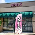 thumbnail image 1 of QSUM Nails Themed Swooper Flag, 7FT Nails Advertising Feather Flag with Pole Kit, Ground Spike, Nails Signs for Businesses and Storefronts, 1 of 6