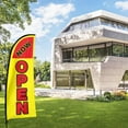 thumbnail image 1 of QSUM Now Open Feather Flag Kit,7FT Open Advertising Banner Business Signs, 1 of 3