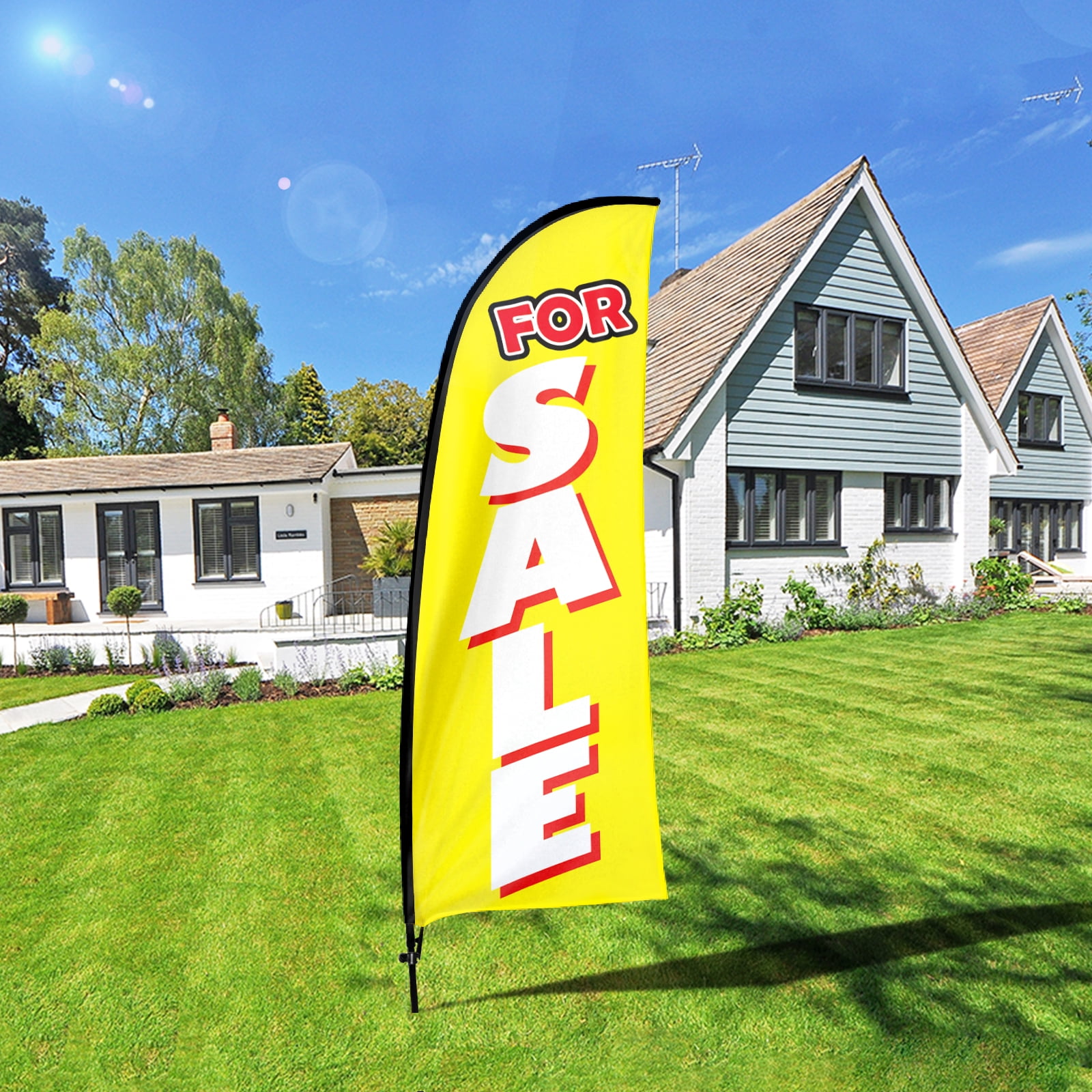 QSUM Sale Feather Flag Kit,7FT Real Estate & Homes For Sale Advertising ...