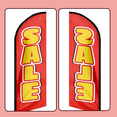 thumbnail image 1 of QSUM Sale Themed Swooper Flag, 11FT Sale Advertising Feather Flag with Pole Kit, Ground Spike, Sale Signs for Businesses and Storefronts（FLAG ONLY）, 1 of 7