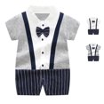 thumbnail image 1 of QSXADF Newborn Bodysuits Infant Girls Rompers Solid 1 Piece Lightweight Summer Soft Infant Outfits, 1 of 3