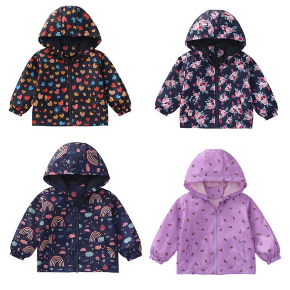QSXADF Toddler Boys And Girls Hooded Zip Up Jacket Hooded Zip Up Jacket Solid Long Sleeve for Boys Girls Casual Fall Outerwear Children's Outwear