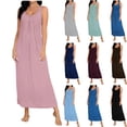 thumbnail image 1 of QSXADF Women's Nightgowns Sleep Shirts Sleepwear Dress Nightdress Solid Nightgown Soft Fabric Comfortable Loose Women Summer Pajamas Soft Loungewear, 1 of 5
