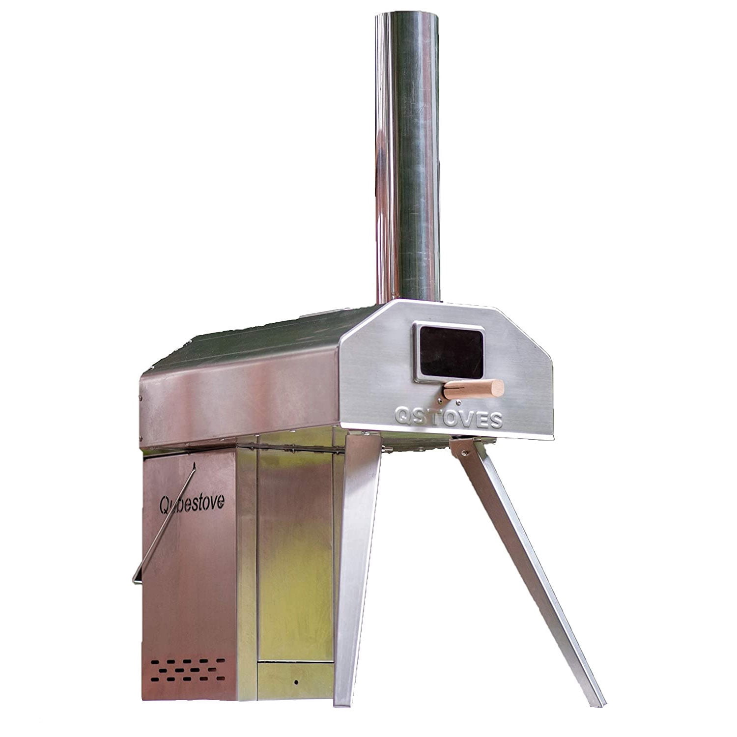QStoves Qubestove Portable Outdoor Pizza Oven and Stove with Pizza
