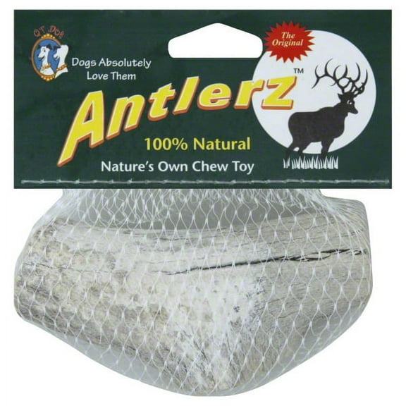 QT Dog Natural Antlerz Bones, Jumbo