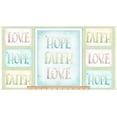 thumbnail image 1 of QT Fabrics Sweet Thoughts Faith Hope Love 24" Cotton fabric Panel, 1 of 1