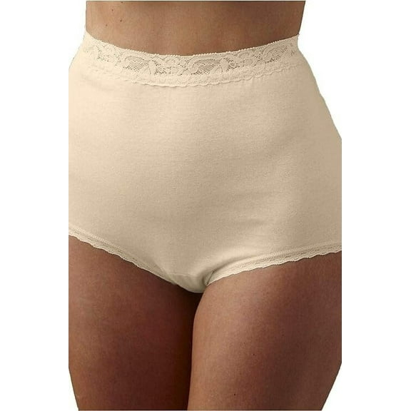 QT Intimates Combed Cotton Panties, 6-Pack 574-6PK