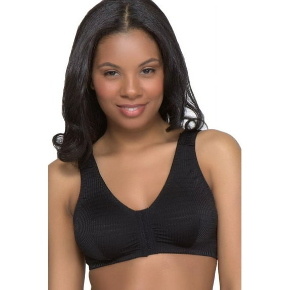 QT Intimates Front Closure Leisure Bra with Velcro Strap 225V