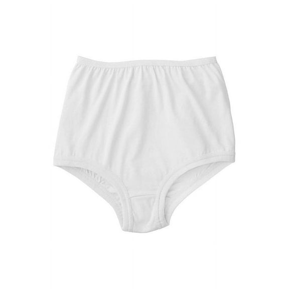 QT Intimates Full Coverage Cuff Leg Cotton Panties, 6-Pack 125-6PK