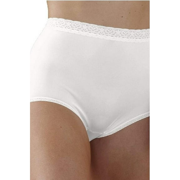 QT Intimates Full Coverage Nylon Panties, 6-Pack 1440-6PK