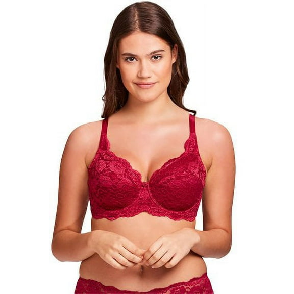 QT Intimates Lace Underwired Bra with No Padding 5554Q
