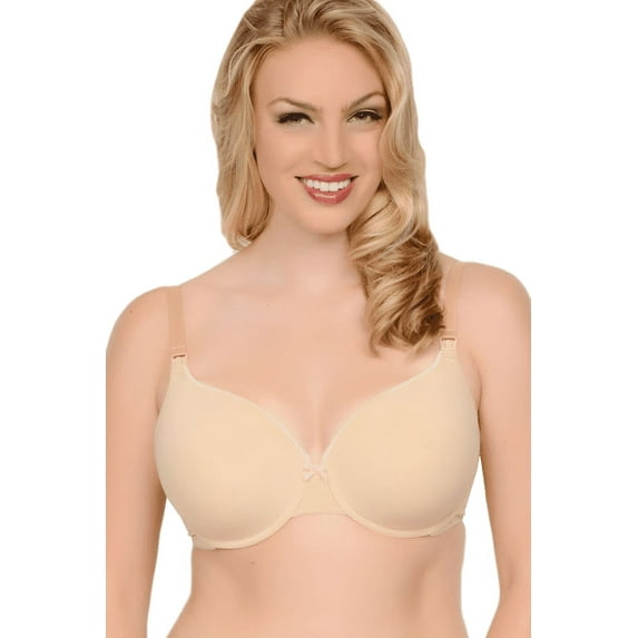 QT Intimates Molded Micro T-Shirt Nursing Bra N3456