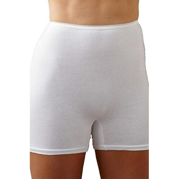 QT Intimates Straight Leg Cotton Panties, 6-Pack 126-6PK