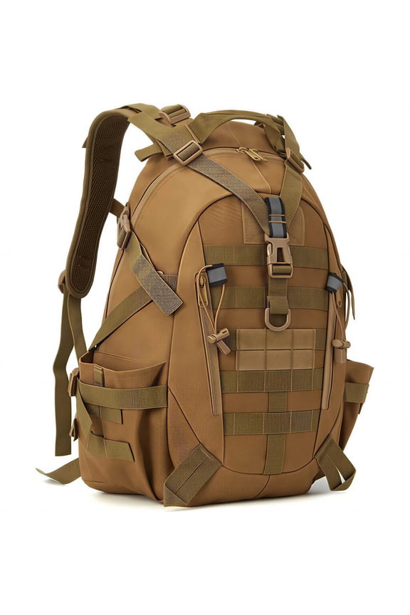 35L Molle Hiking Daypack Water Resistant Outdoor Camping Travel Work Backpack for Men Women