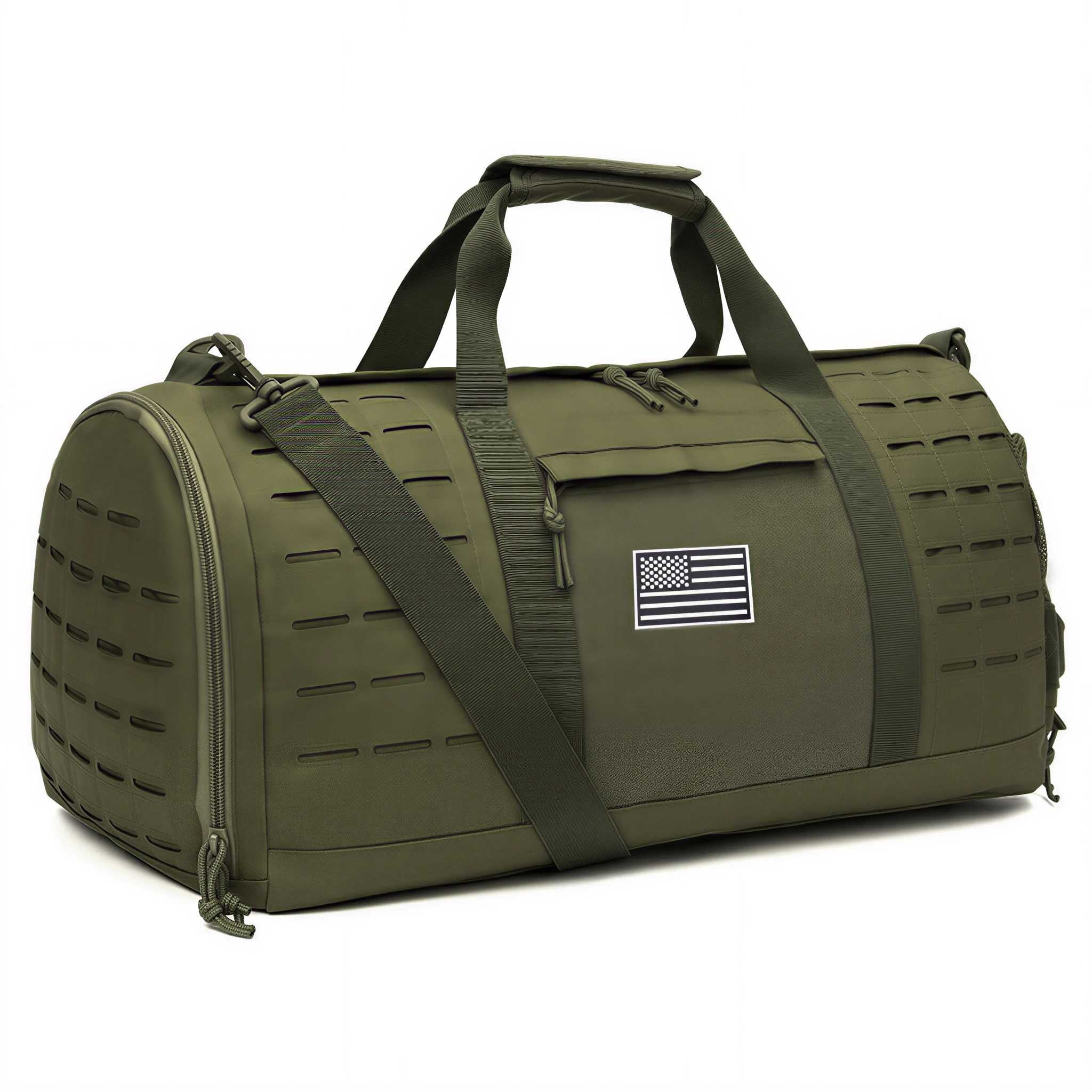 QT&QY 40L Gym Bags for Men Duffle Bag Heavy-Duty Sports Travel Weekender Tote with Shoe Compartment