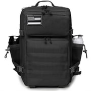 QT&QY 45L Outdoor Hiking Backpack for Men Molle Daypack 3 Day Gym Travel Rucksack with Bottle Holder