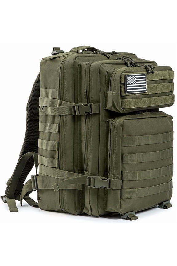45L Military Tactical Backpacks Molle Army Assault Pack 3 Day Bug Out Bag Hiking Treeking Rucksack