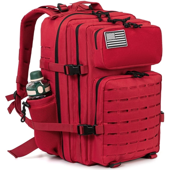 45L Outdoor Backpack for Men, Molle Travel Rucksack 3 Day Camping Daypack for Crossfit Hiking Gym Sports