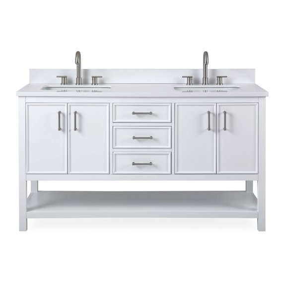 QT TOP Fleton Bathroom Vanity - White