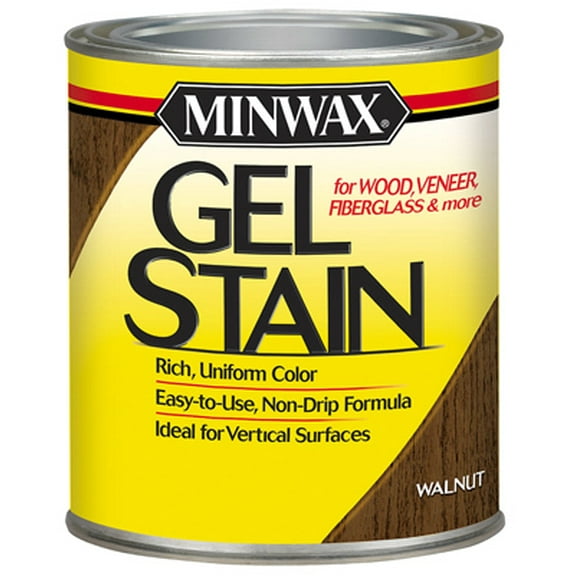 QT Walnut Gel Stain Thick Bodied Wiping Stain, Each