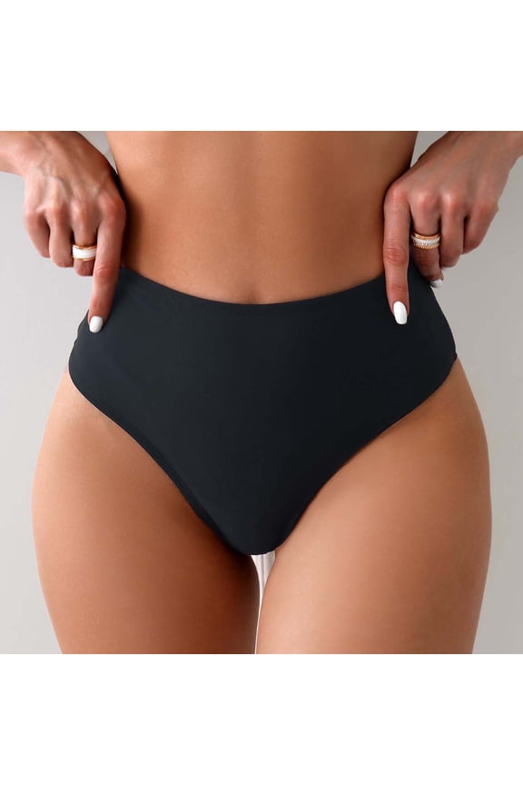 Bikini Thong Bottoms Women Swim Briefs Swimwear Thong Bottoms Beach Bikini Swim Bottoms for Pool Summer