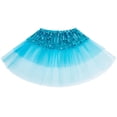 thumbnail image 1 of QTBIUQ Girls Tutu Skirt Tiered Summer Mesh Sequin Casual Elastic Waist Dance Princess Skirt, 1 of 3