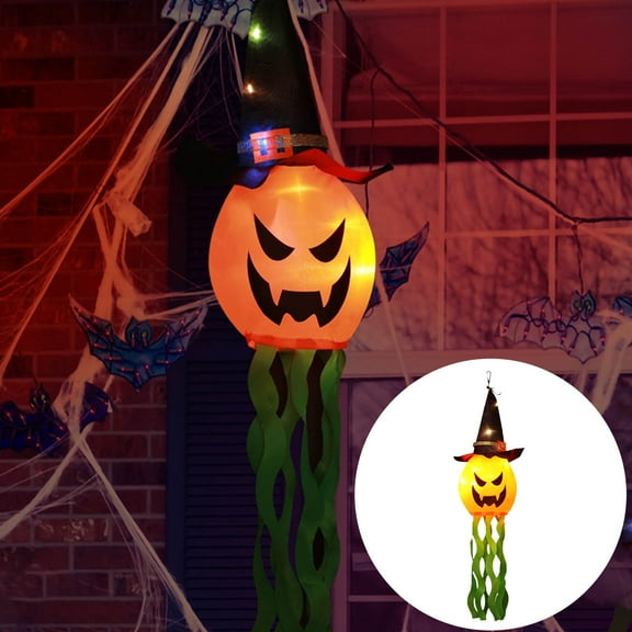 QTBIUQ Led String Lights with Fabric Windmill Lamp, Single Piece, Add Warm Light To The Festival, Create A Unique Halloween Night Ambience A