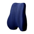 thumbnail image 1 of QTBIUQ Lumbar Support Pillow for Chair Back Support Pillow Couch Lumbar Pillow Car Office Chair Back Cushion for Lower Back Pain Memory Foam Back Rests for Desk Chair, Recliner, Car Seats Blue, 1 of 7