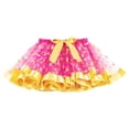 thumbnail image 1 of QTBIUQ Toddler Girls Tutu Skirt Polka Dot Summer Mesh Tiered Bow Casual Elastic Waist Dance Princess Skirt Bow Detail Skirt, 1 of 3