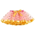 thumbnail image 1 of QTBIUQ Toddler Girls Tutu Skirt Polka Dot Summer Mesh Tiered Bow Casual Elastic Waist Dance Princess Skirt Bow Detail Skirt, 1 of 3