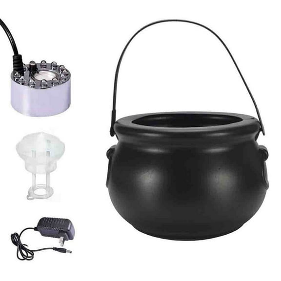 QTBIUQ Witch'S Cauldron Fogs Kit, Add An Airs of Mystery To Parties, Make Halloween Celebrations More Engagings Black