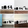 thumbnail image 1 of QTH Mouse Holes Skirting Board Wall Stickers Removable Vinyl Wall Art Decals for Children's Room Living Room Bedroom, Black, 1 of 4