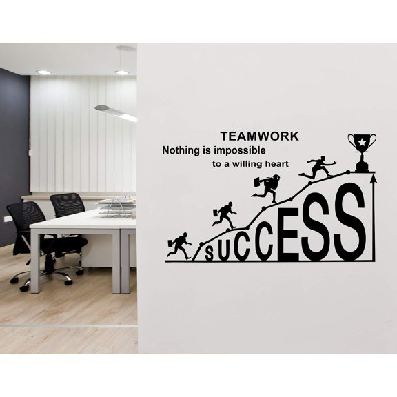 QTH Vinyl Quotes Wall Sticker 1.57 x 19.29 x 1.57 inches, Multicolour