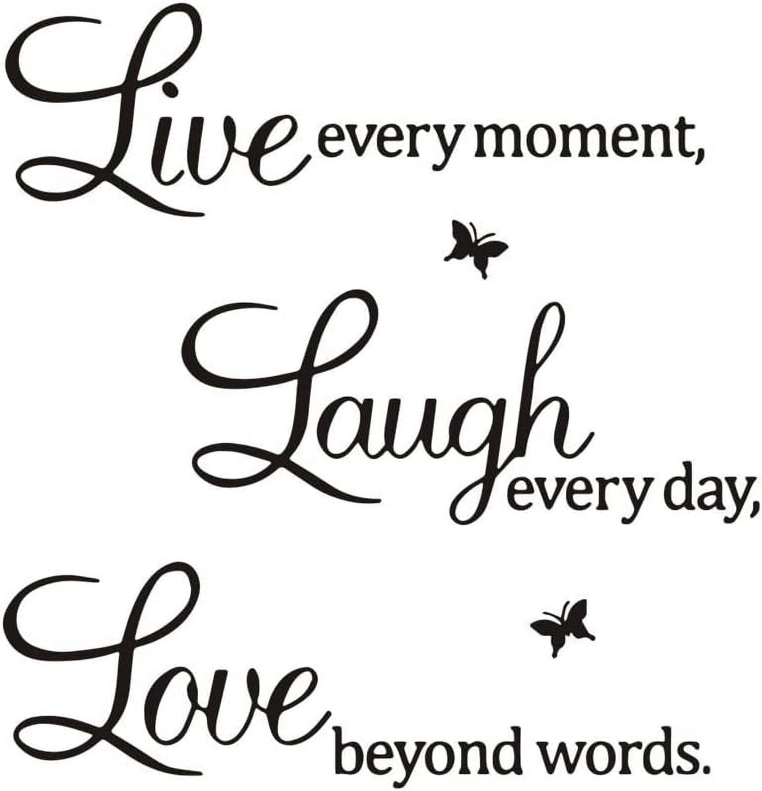 QTH Wall Sticker Wall Stickers Phrases Family Inspirational Mural Home Decor Wall Stickers Written Phrases Bedroom Living Room Office Wall Decorations Wall Stickers