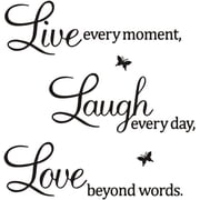 QTH Wall Sticker Wall Stickers Phrases Family Inspirational Mural Home Decor Wall Stickers Written Phrases Bedroom Living Room Office Wall Decorations Wall Stickers