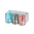 thumbnail image 1 of QTOCIO 2024 Toothbrush Cup Holder Set For Bathrooms Wall Mounted With Cup Dispenser With Toothbrush Cup Tray Toothbrush Toothpaste Dispenser, 1 of 5