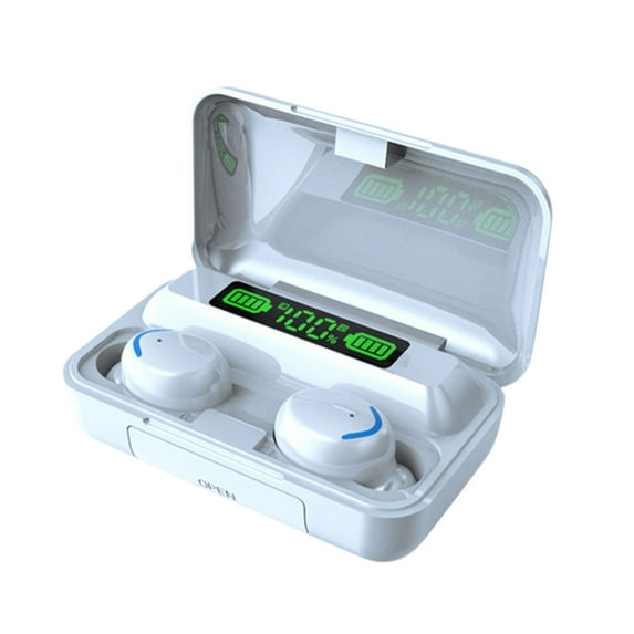 QTOCIO Bluetooth Headphones, Bluetooth 5.0 Earbuds True Wireless Headset Deep Bass Earphone