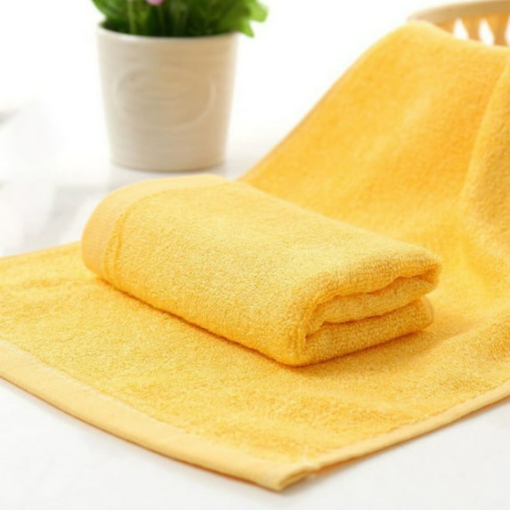 Christmas Clearance 2024! QTOCIO Bath Towels, Plain Fiber Face Wash Towel, Super Soft, Absorbent, Beauty And Cleansing Medium Towel, Gift Towel