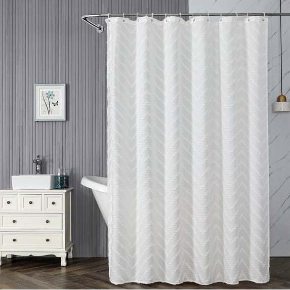 QTOCIO Bathroom Accessories, Shower Curtain For Bathroom Modern Farmside Shower Curtain Universal In Bath Long Shower Curtains Set Shower Curtain
