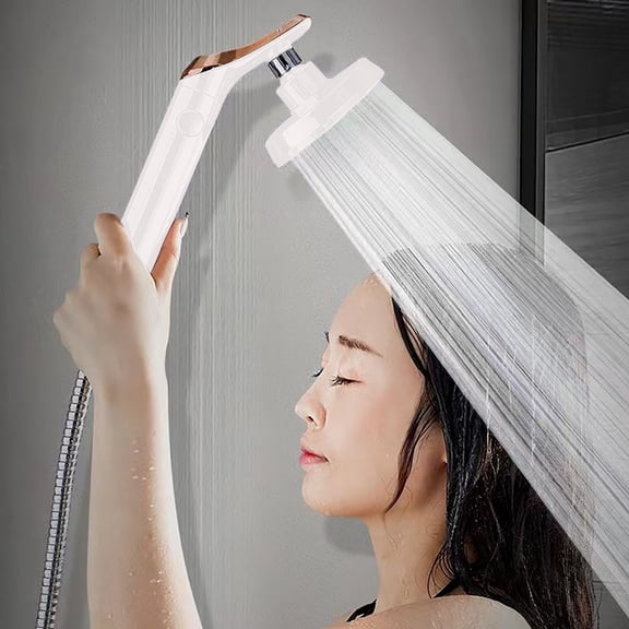 QTOCIO Bathroom Accessories, Shower Nozzle, Pressurized Shower Made Of 304 Stainless Steel Material, With Strong Water Output, Durability Appearance, 360° Stee