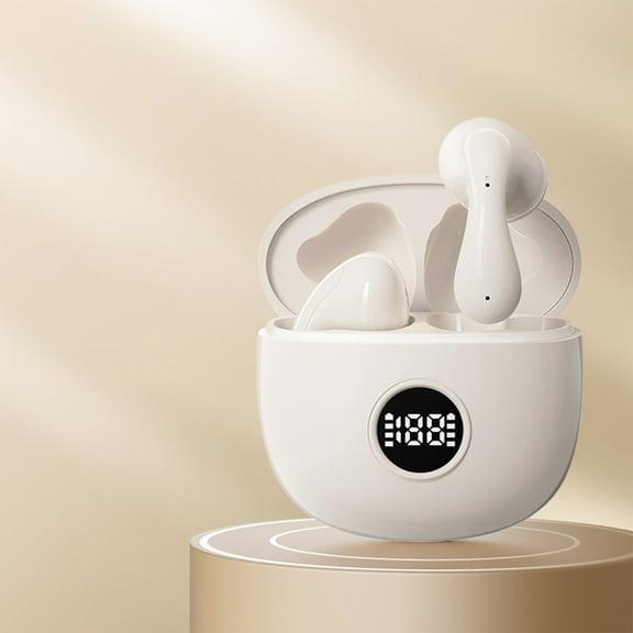 QTOCIO Bluetooth Earbuds Bluetooth Headphones 5.3 Wireless Earbuds Noise Reduction Bass Sports Earphones Microphone Stereo Headset