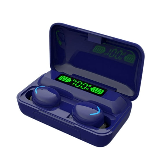 QTOCIO Bluetooth Headphones, Bluetooth 5.0 Earbuds True Wireless Headset Deep Bass Earphone