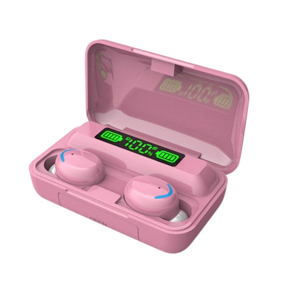 QTOCIO Bluetooth Headphones, Bluetooth 5.0 Earbuds True Wireless Headset Deep Bass Earphone