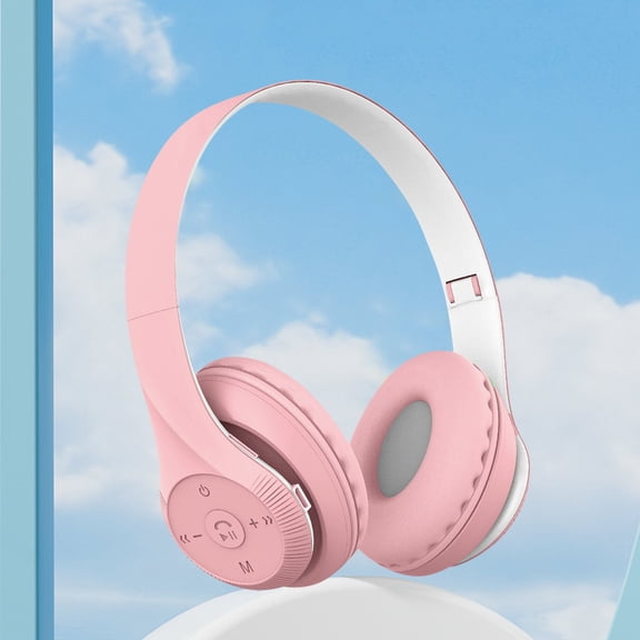 QTOCIO Bluetooth Headphones, Headset Wireless Bluetooth Headset Can Be Folded Retractable Sports Game Bluetooth Headset