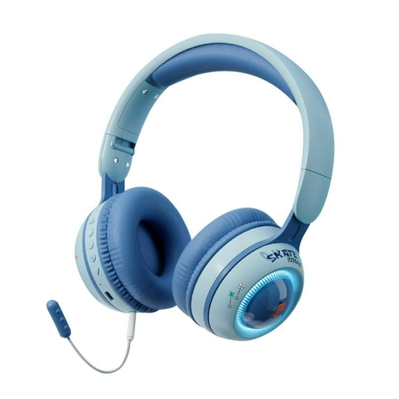 QTOCIO Bluetooth Headphones, Headworn Bluetooth Earphones For Children And Students' Learning, Reading, Male And Female Universal Earphones, Illuminated And Colorful Earphones