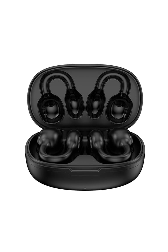 Bluetooth Headphones, Wireless Ear Clip BoneConduction Headphones Bluetooth Mini Sports Running Earring Headphones Open Ear In Ear Headphones Wireless Earbuds