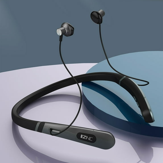 QTOCIO Bluetooth Headphones With LED Digital Display Wireless Hanging Headset Bluetooth 5.2 Sports Earphones With Microphone For Calls