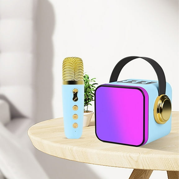 QTOCIO Bluetooth Speaker, New Microphone, Audio, Wireless Microphone, Bluetooth, Karaoke Sound, Household Singing, Household KTV