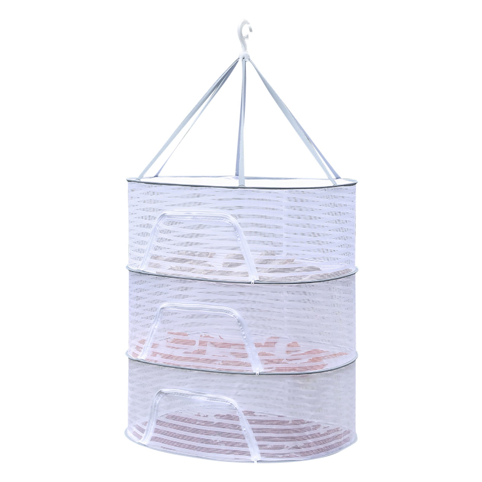 QTOCIO Garden Tools, Flat Clothes Drying Rack - Foldable Mesh Clothes ...